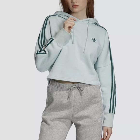 adidas originals bellista cropped hoodie